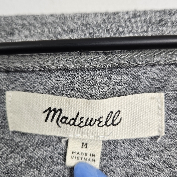 Madewell Embroidered U-Neck Tee Medium - Picture 7 of 10